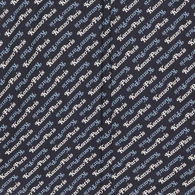 KENZO SS24字母印花长袖衬衫可拆卸领带午夜蓝男款 FE55CH4219P2-77 Shop KENZO SS24字母印花长袖衬衫可拆卸领带午夜蓝男款 FE55CH4219P2-77