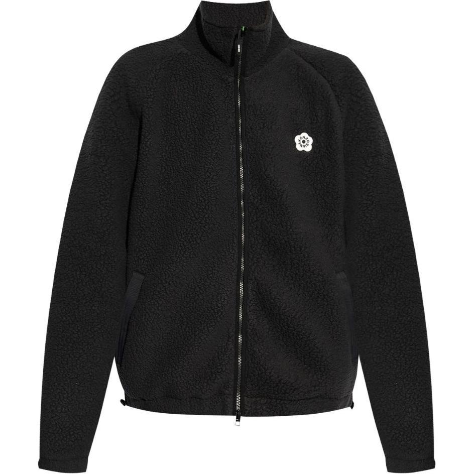 KENZO SS24 Logo High-Neck Zipper Pocket Jacket Black  Outerwear FE65SW2114FC 圖 2