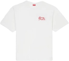 KENZO SS24 Logo Oversized Crewneck T-Shirt Unisex Off-White. FE68TS0074SG-02 KENZO SS24 Logo Oversized Crewneck T-Shirt Unisex Off-White. FE68TS0074SG-02