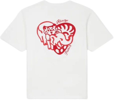 KENZO SS24 Kaos Unisex Oversized Logo Crewneck Off-White. FE68TS0074SG-02 Lookbook KENZO SS24 Kaos Unisex Oversized Logo Crewneck Off-White. FE68TS0074SG-02