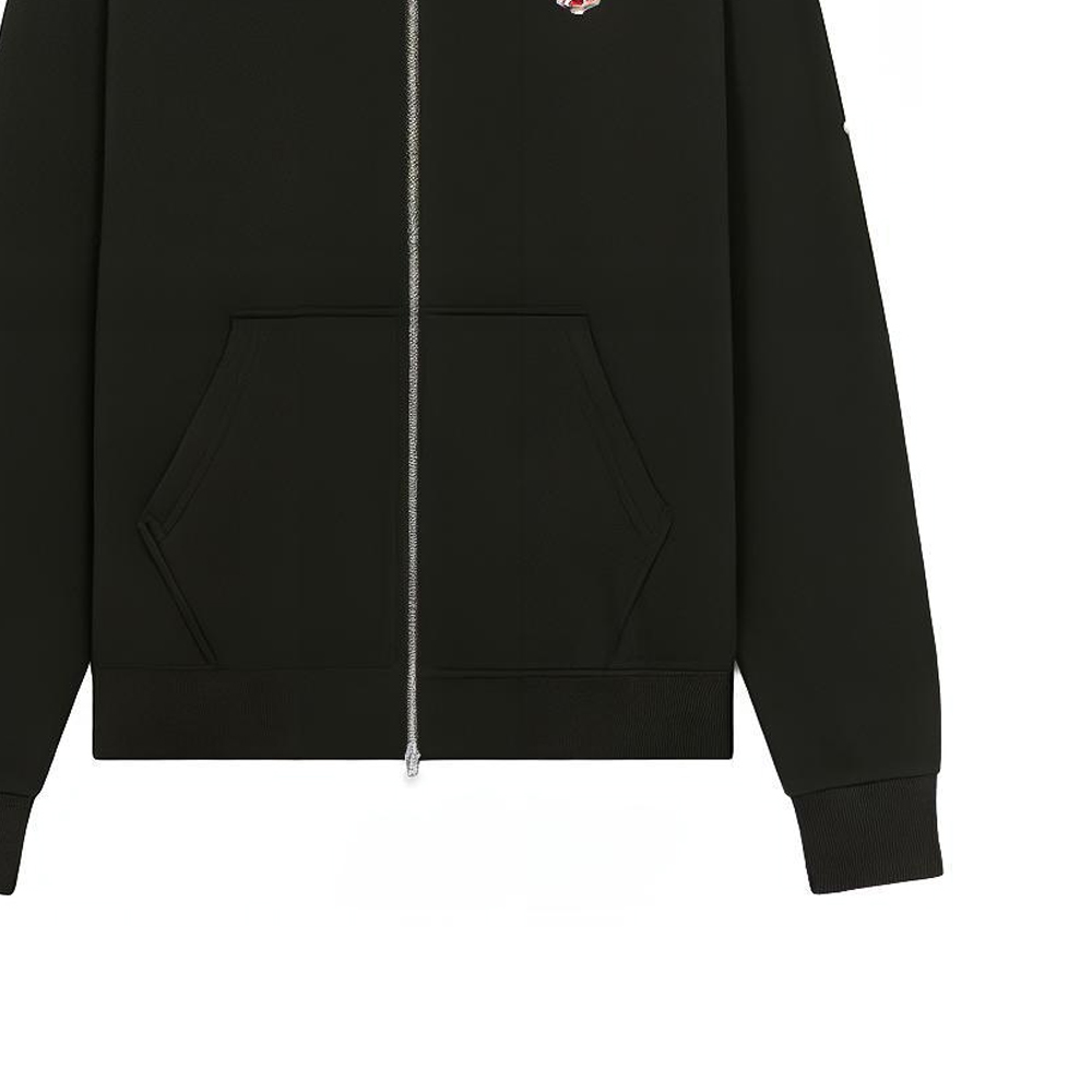 KENZO SS24 Logo Tiger Patch Hoodie Zip-Up Unisex Black FE55SW1964MF-99J 圖 8