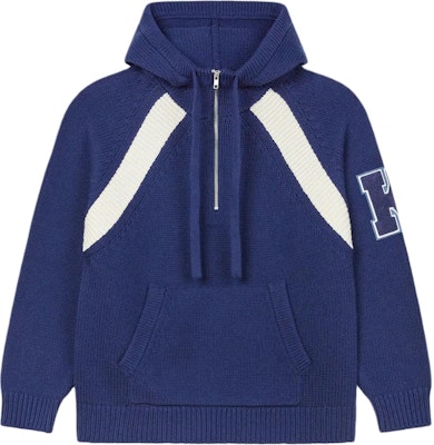 KENZO SS24 Midnight Blue Hoodie with Letter Logo Patch Design. FE65PU4663CH-77 Order KENZO SS24 Midnight Blue Hoodie with Letter Logo Patch Design. FE65PU4663CH-77
