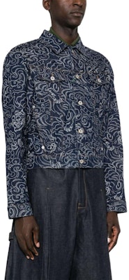 KENZO SS24 圖案標誌長袖牛仔外套 男士靛藍色 FE65DV3076R1-DM Purchase KENZO SS24 圖案標誌長袖牛仔外套 男士靛藍色 FE65DV3076R1-DM