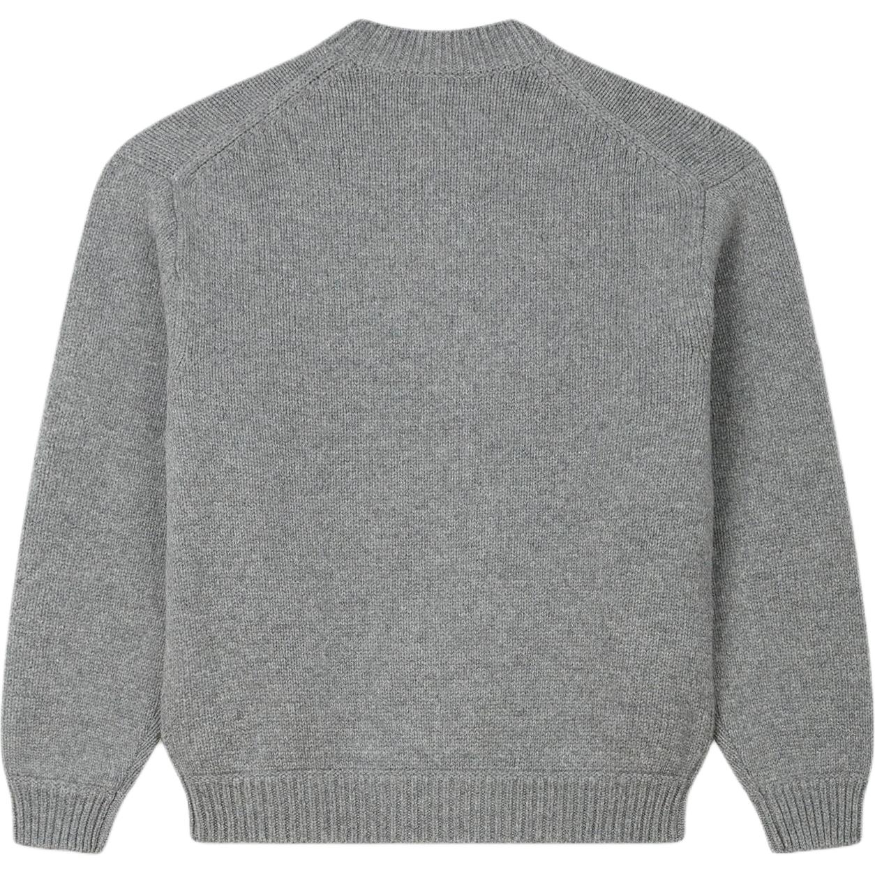 KENZO SS24 Tiger Embroidered Crewneck Knit Sweater Unisex - Light Grey FE68PU4773LH-97 圖 3