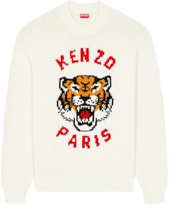 KENZO SS24 老虎標誌針織套頭圓領毛衣 中性款 米白色. FE58PU0143LD-02 Buy KENZO SS24 老虎標誌針織套頭圓領毛衣 中性款 米白色. FE58PU0143LD-02