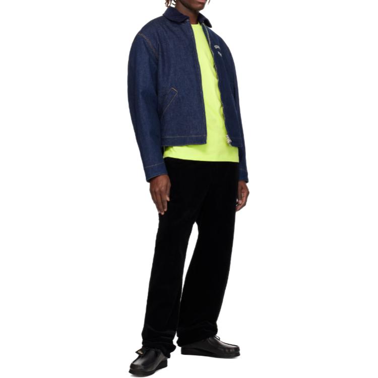 Sizing KENZO SS25  Blue Tiger Graphic Long-Sleeve Denim Jacket FF55DV1136B1-DM