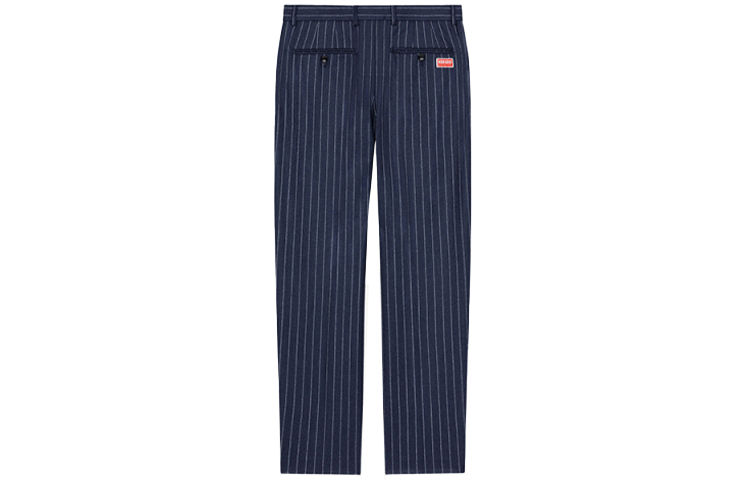 Lookbook KENZO Striped Tailored Trousers Midnight Blue  Casual Pants FW22. FC65PA1069RA-77