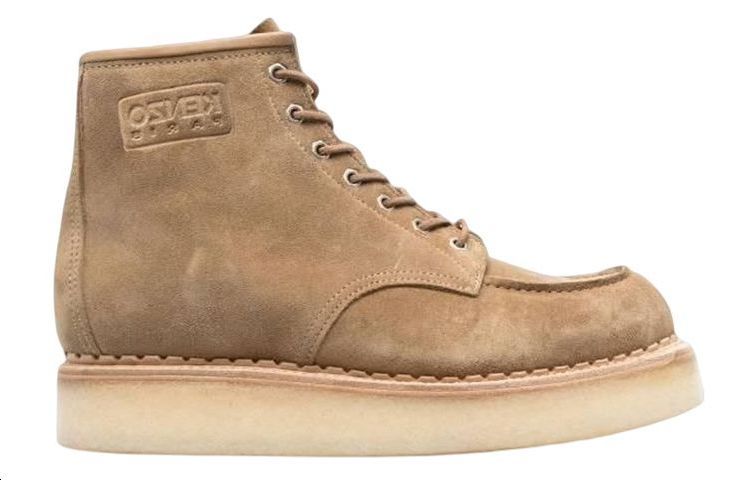 Kenzo Suede Logo Ankle Boots 'Light Brown' 圖 2