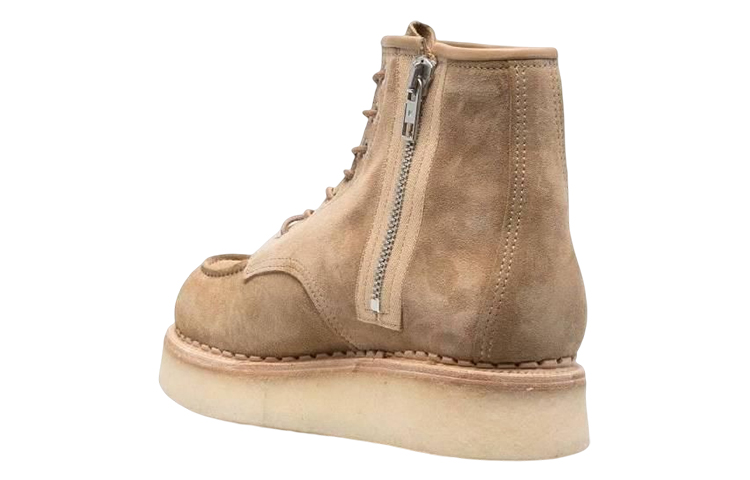 Kenzo Suede Logo Ankle Boots 'Light Brown' 圖 4