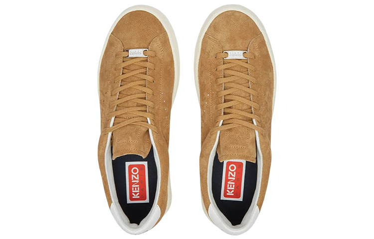 Kenzo Suede Low-Top Lace-Up 'Fashion Sneaker Brown' 圖 3