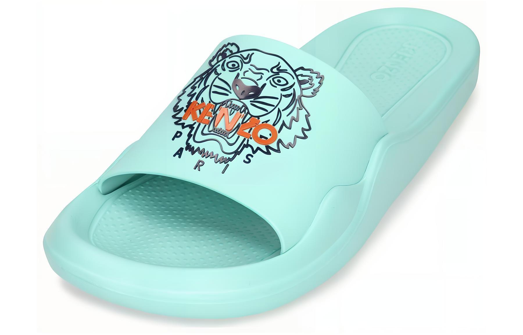 Shop Kenzo Takada ''Sandalo Fashion Slip-On Azzurro Chiaro'' F965MU104P60-60