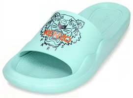 Shop Kenzo Takada ''Sandale Slip-On Mode Bleu clair'' F965MU104P60-60