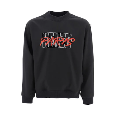 KENZO Takada Black Graphic Print Pullover Sweatshirt F955SW6041RN-99