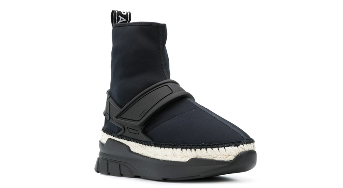 Kenzo Takada Sneaker Boots Black 'Grass Knit Patchwork' 圖 2
