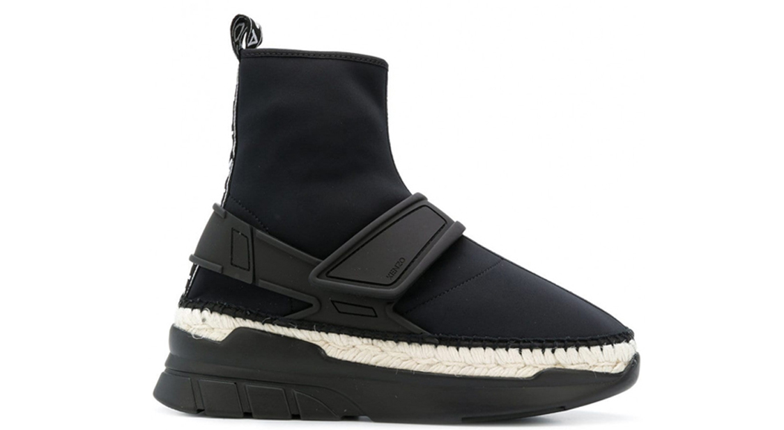Kenzo Takada Sneaker Boots Black 'Grass Knit Patchwork' 圖 4