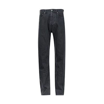 KENZO Takada Straight-Leg Jeans Black Denim Pants FC65DP3319EJ-99