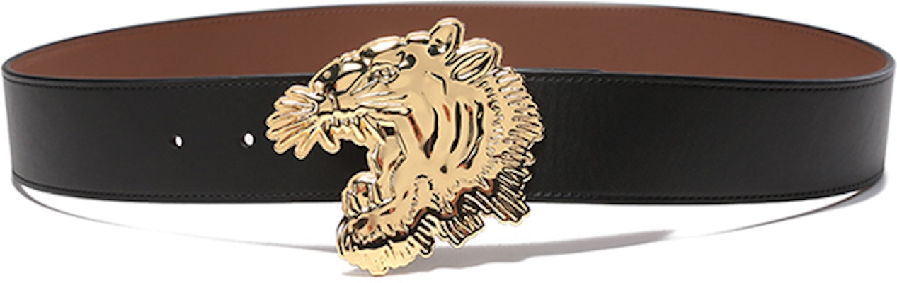 KENZO Takada Uncut Reversible Leather Belt Black/Brown 4cm Mens FC65CE002L2599A Order KENZO Takada Uncut Reversible Leather Belt Black/Brown 4cm Mens FC65CE002L2599A