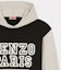 Cheap KENZO Tiger Academy Black Logo Printed Loose Fit Hoodie. FD65SW0844ME-99J