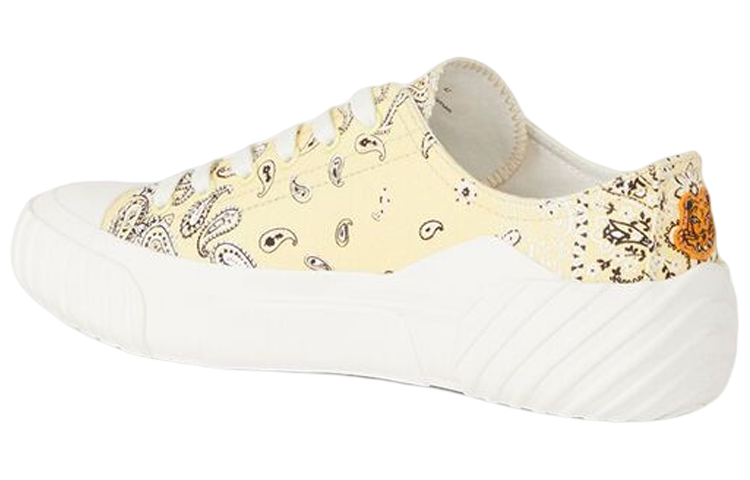 Lookbook ケンゾー タイガー ローカット キャンバス ライトイエロー FC55SN430F74-43