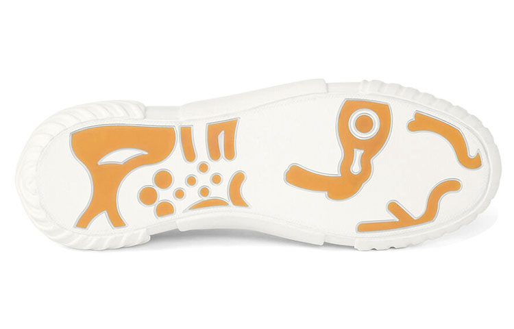 Kenzo Tiger Crest Mid-Top Sneakers 'Pure White' 圖 5