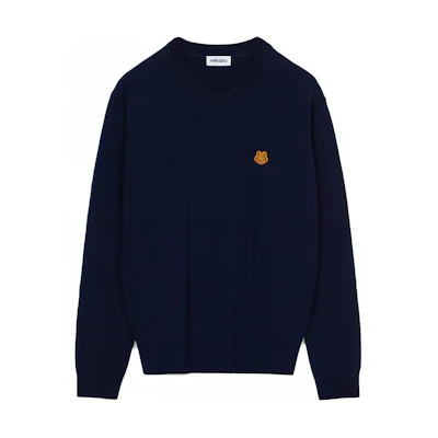 KENZO Tiger Crest Pullover Sweater Men’s Blue FB65PU6423TA-79