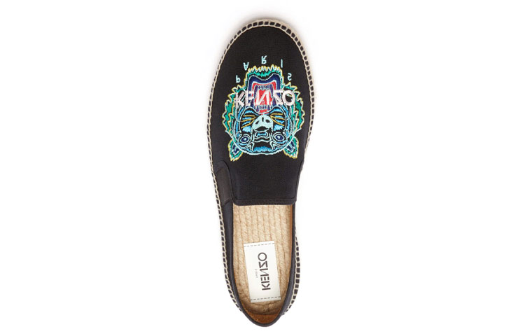 Kenzo Tiger Elasticated Espadrilles 'Black Tiger Embroidery' 圖 4