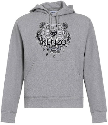 KENZO 男士虎头刺绣棉质卫衣 珍珠灰 FA65SW3114XV-94 Order KENZO 男士虎头刺绣棉质卫衣 珍珠灰 FA65SW3114XV-94