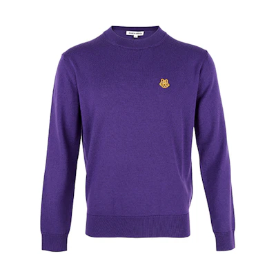 KENZO Tiger Embroidered Crewneck Sweatshirt Purple - . 5PU6423TA-80