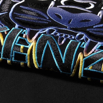 KENZO 老虎刺绣男女同款黑色圆领卫衣 5SW0084XE-99 Sizing KENZO 老虎刺绣男女同款黑色圆领卫衣 5SW0084XE-99