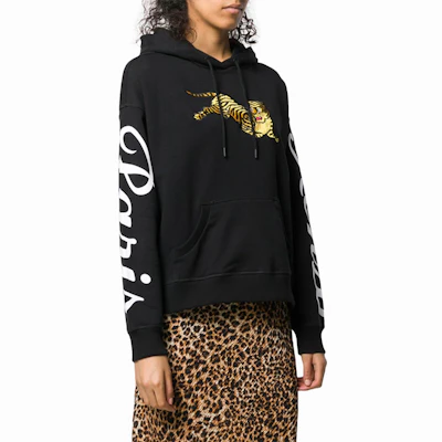 Kenzo 刺绣虎头连帽衫 男女通用 黑色 F962SW765972-99 Details for Kenzo 刺绣虎头连帽衫 男女通用 黑色 F962SW765972-99