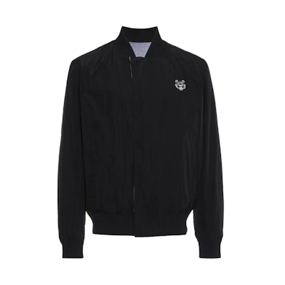 KENZO Tiger Embroidered Reversible Flight Jacket Black for Men F855BL1751NC-99