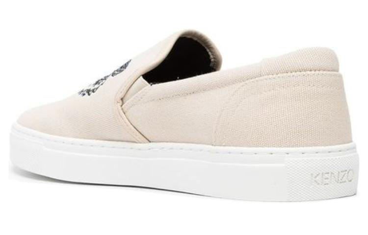 Kenzo Tiger Embroidered Slip-On Sneakers 'Beige' 圖 4