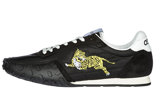 Kenzo Tiger Embroidered Sneakers 'Black' F002SN122-F5499