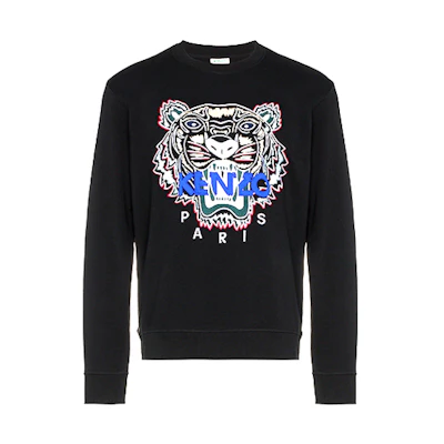 KENZO Tiger Embroidered Sweatshirt Black () F86-5SW001-4XA-99