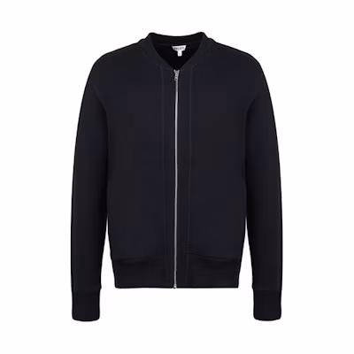 KENZO Tiger Embroidered Zip-Up Track Jacket Navy Blue Sweatshirt FA55BL7724XK-77