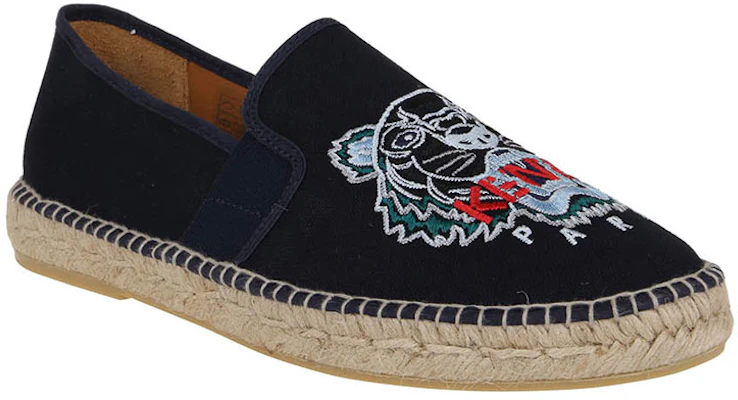 Kenzo Tiger Embroidery Flat Espadrille 'Black' F965ES188F70-76 Lookbook Kenzo Tiger Embroidery Flat Espadrille 'Black' F965ES188F70-76