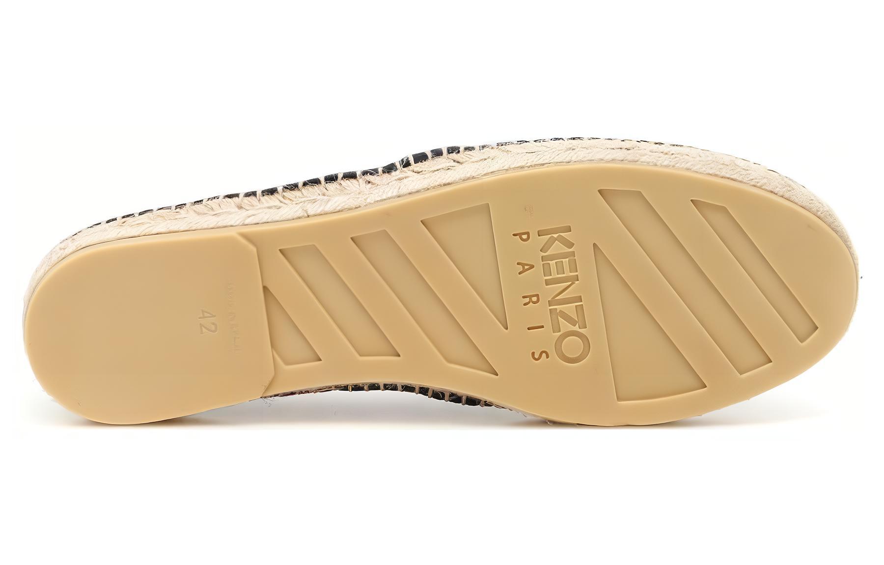 Purchase Kenzo Tiger Embroidery Flat Espadrille 'Black' F965ES188F70-76