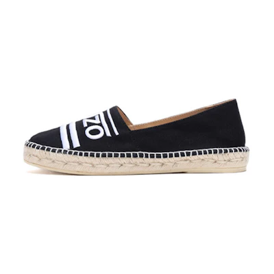 Kenzo Tiger Espadrille Slip-On 'Black Logo'