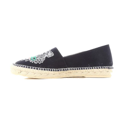 Kenzo Tiger Espadrille Slip-On Shoes 'Black'