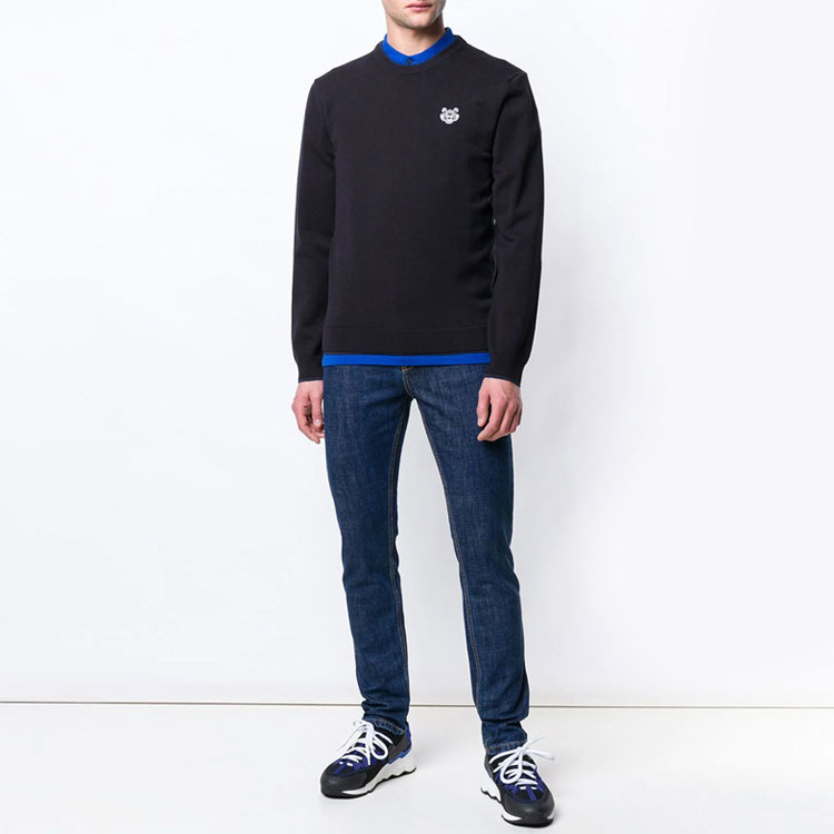KENZO Tiger Head Crewneck Pullover Sweatshirt Black F955PU2023AB-99 圖 4