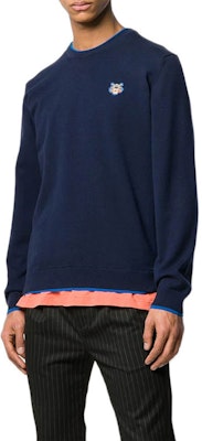 KENZO Baju Sejuk Navy Lengan Panjang Logo Harimau Klasik. F955PU2023AB-76 Purchase KENZO Baju Sejuk Navy Lengan Panjang Logo Harimau Klasik. F955PU2023AB-76