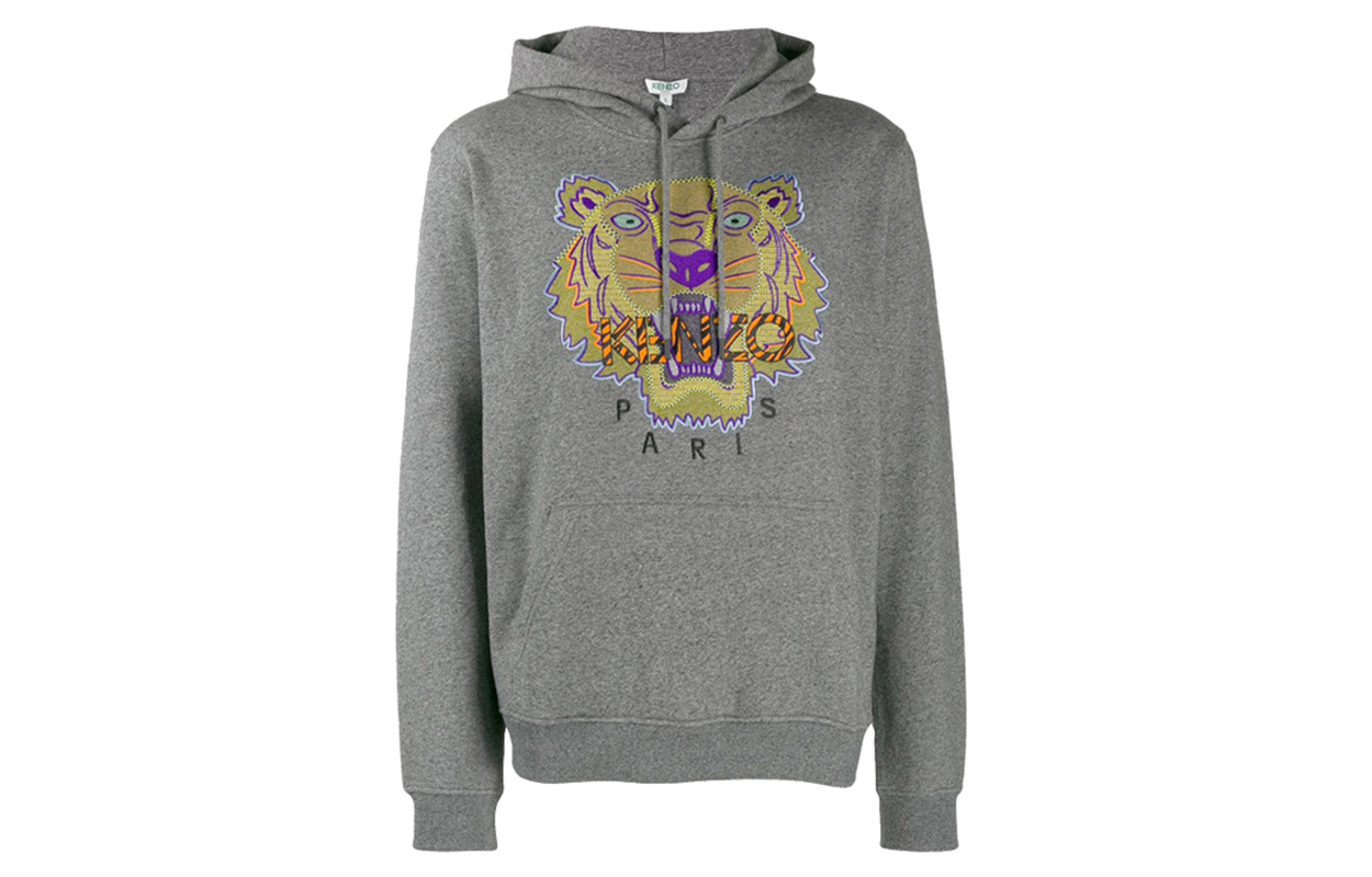 KENZO Tiger Logo Hoodie Grey () F965SW4184XK-98