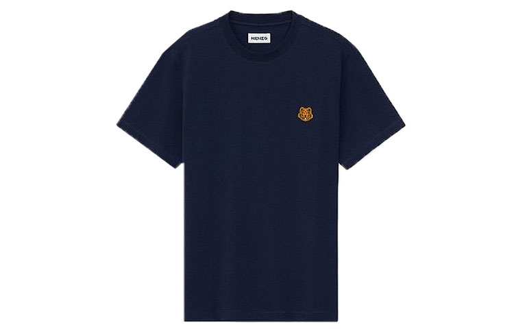 KENZO Tiger Logo T-Shirt Navy Blue FA65TS0034SJ-76