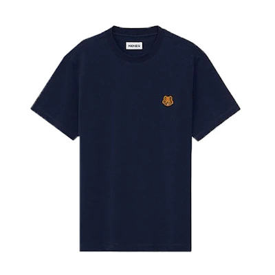 KENZO Tiger Logo T-Shirt Navy Blue FA65TS0034SJ-76