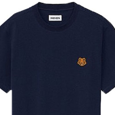 KENZO Kaos Logo Harimau Biru Navy FA65TS0034SJ-76 Details for KENZO Kaos Logo Harimau Biru Navy FA65TS0034SJ-76