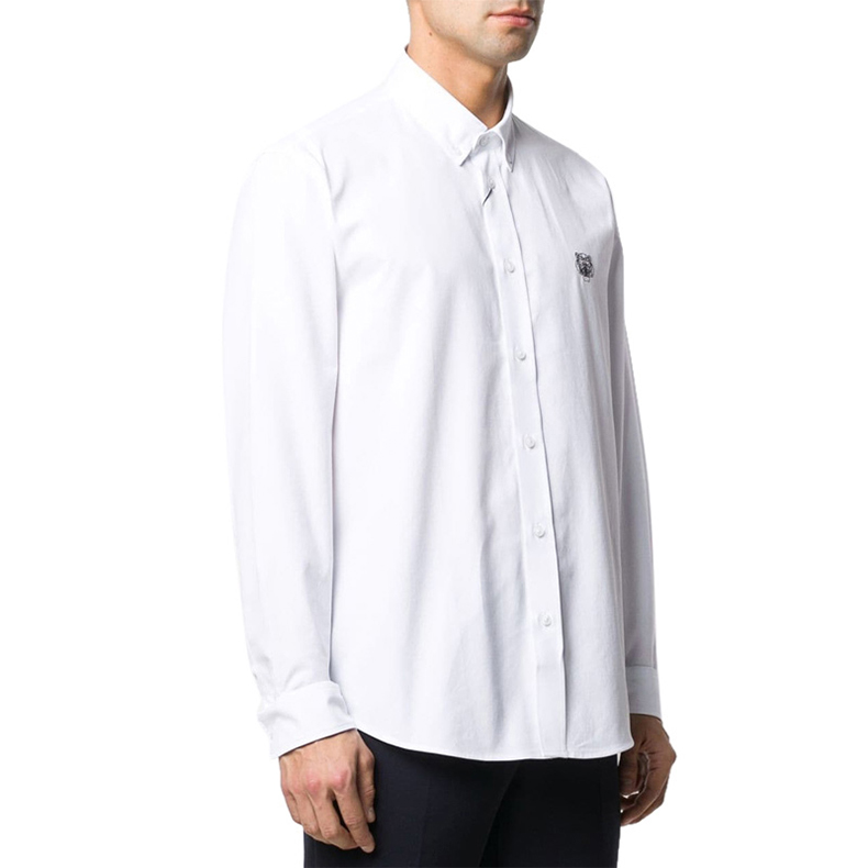 Lookbook Baju Lengan Panjang Putih Lelaki KENZO Corak Harimau FA55CH4001LB-01