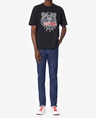 KENZO Baju-T Lengan Pendek Cetakan Harimau Hitam Kapas. FA5-5TS5114YO-99 Purchase KENZO Baju-T Lengan Pendek Cetakan Harimau Hitam Kapas. FA5-5TS5114YO-99