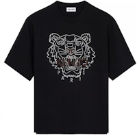 KENZO Tiger Print Slim Fit Short Sleeve T-Shirt Black. FB65TS0894YF-99 KENZO Tiger Print Slim Fit Short Sleeve T-Shirt Black. FB65TS0894YF-99