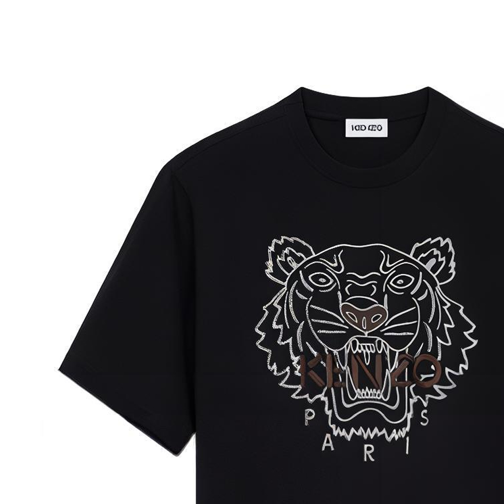 Purchase KENZO Kaos Slim Fit Lengan Pendek Motif Harimau Hitam. FB65TS0894YF-99