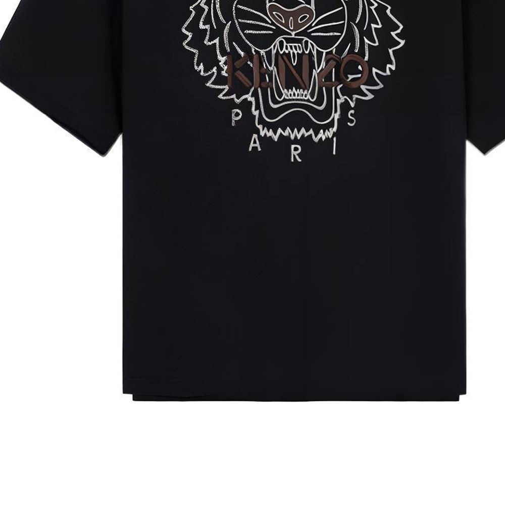 Details for KENZO Kaos Slim Fit Lengan Pendek Motif Harimau Hitam. FB65TS0894YF-99